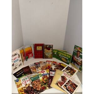 Vintage COOKBOOK PILE